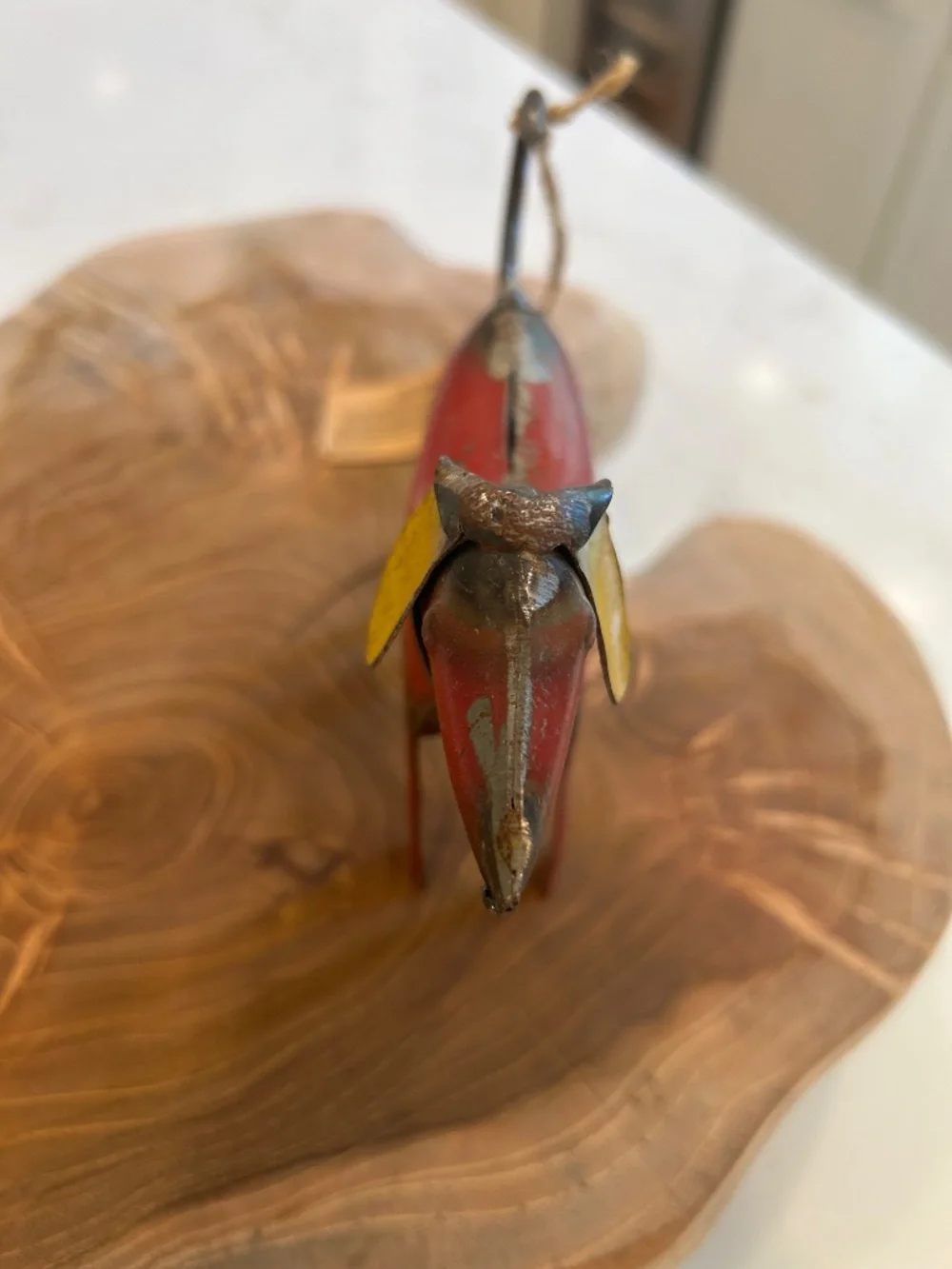HomArt recycled metal primitive dog